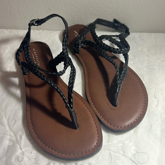Aeropostale Braided Thong Sandals - Picture 1 of 7